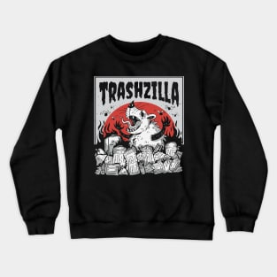 Trashzilla Funny Opossum Crewneck Sweatshirt